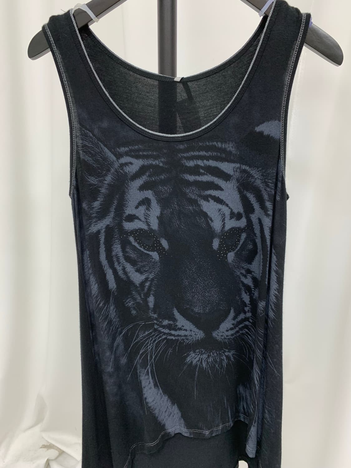 락시크 펑크 호랑이 그래픽 나시탑 상품이미지1