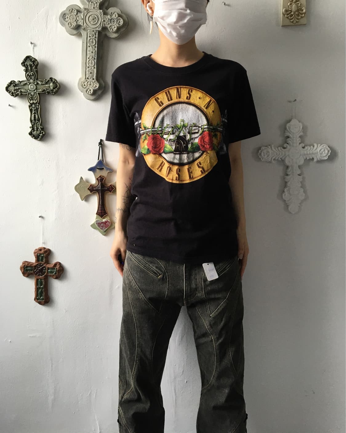 Guns n roses printing t shirt 상품이미지7