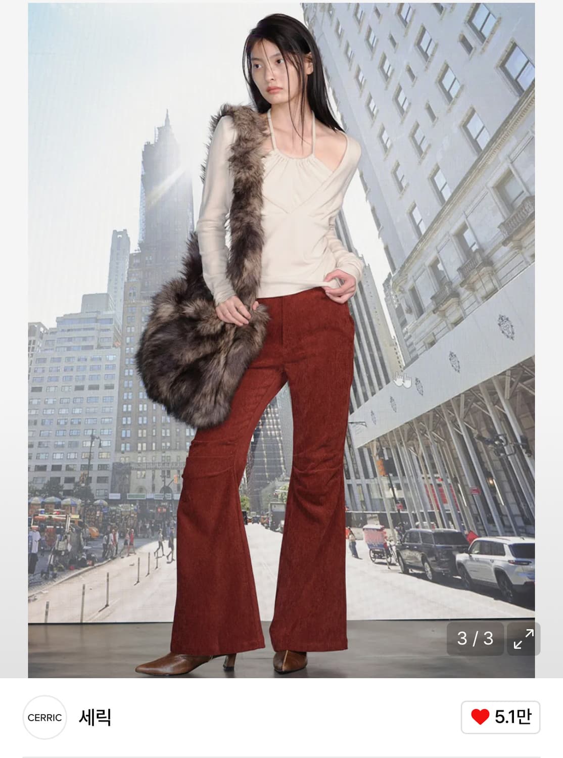 세릭 모헤어 크로스백 상품이미지2