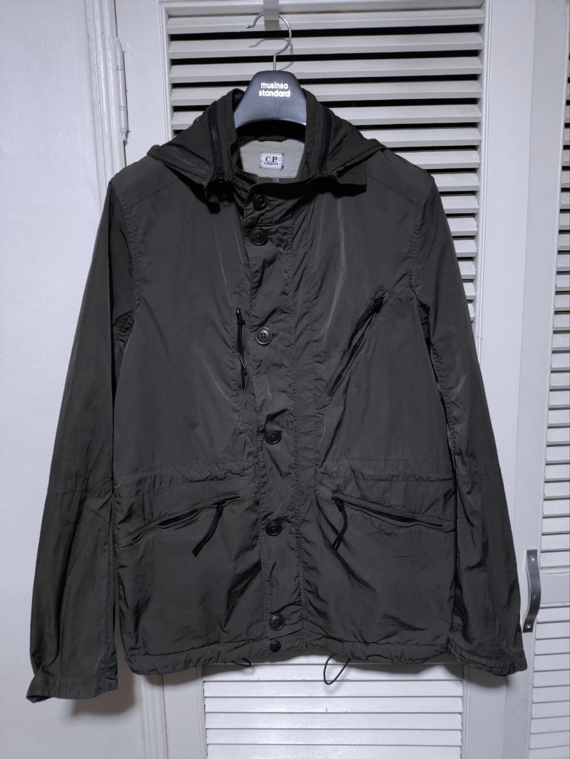 100 CP컴퍼니 나일론 카키 고글 자켓 바람막이 상품이미지3