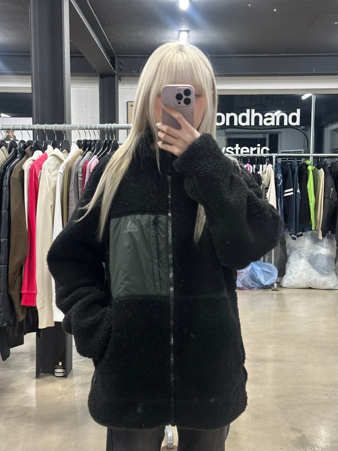 아디다스 리버서블 쉐르파 재킷 상품이미지3