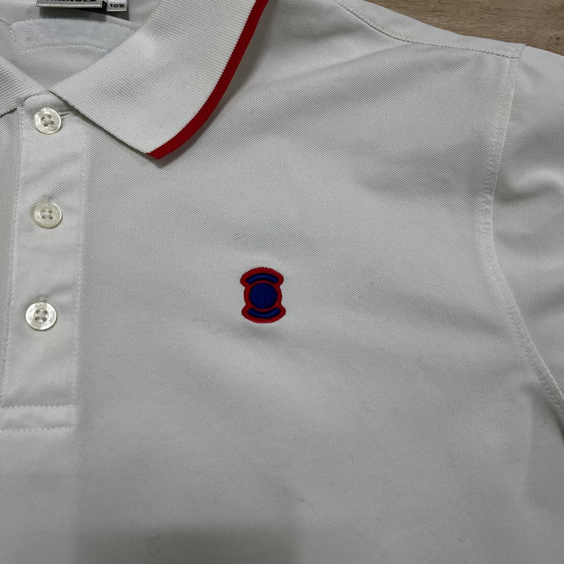 와이드앵글 여성 골프웨어 자수 반팔 PK 카라티 [화이트] XL/105 상품이미지4