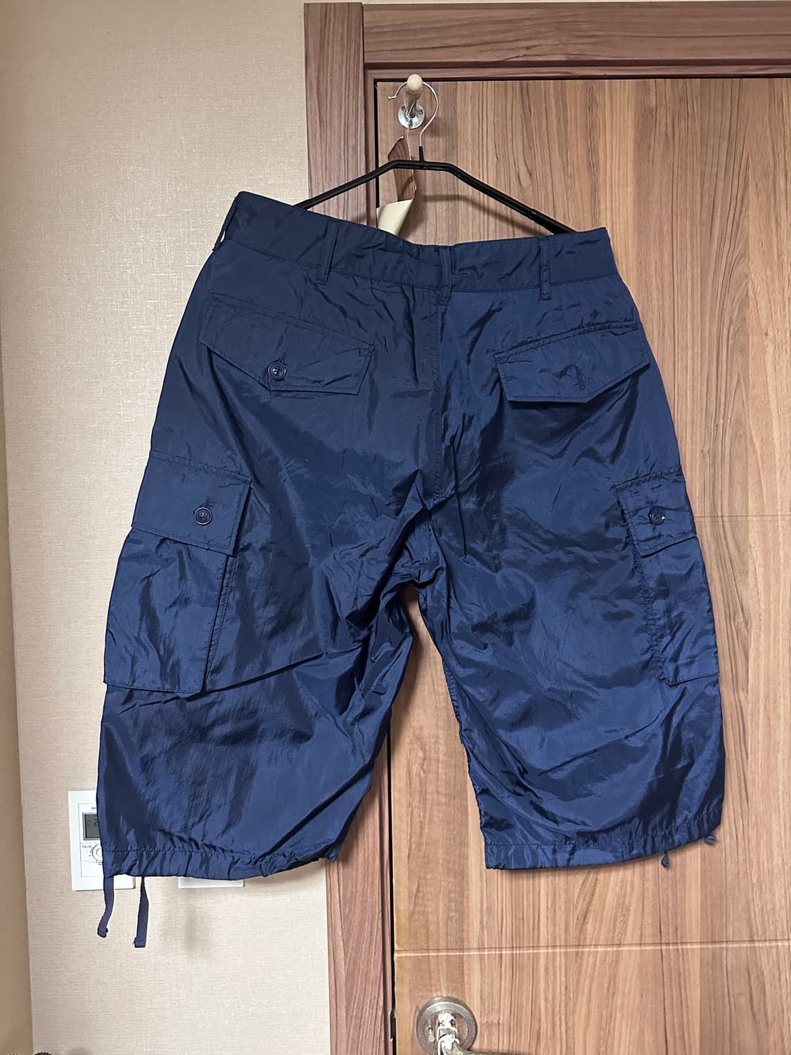 [M] 엔지니어드 가먼츠 나일론 카고 쇼츠 네이비 상품이미지5