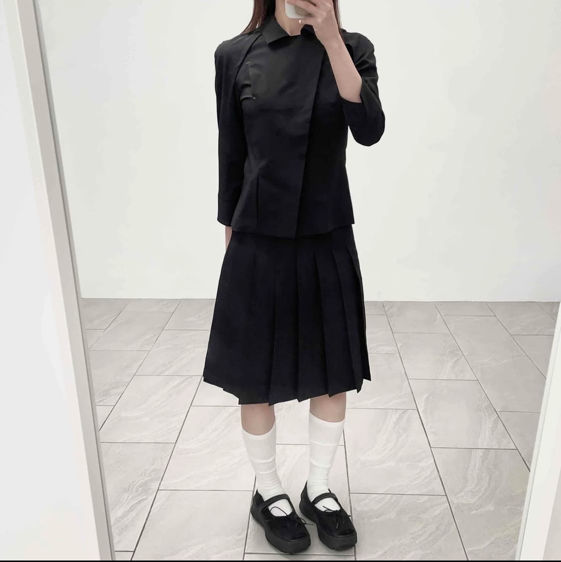  Pleats Skirt Midi Skirt / Vintage Skirt 상품이미지1
