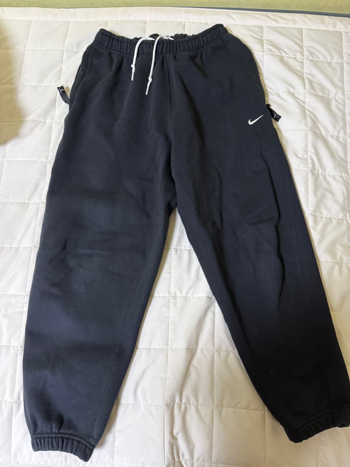 나이키 솔로 스우시 플리스 팬츠 M 블랙 상품이미지2