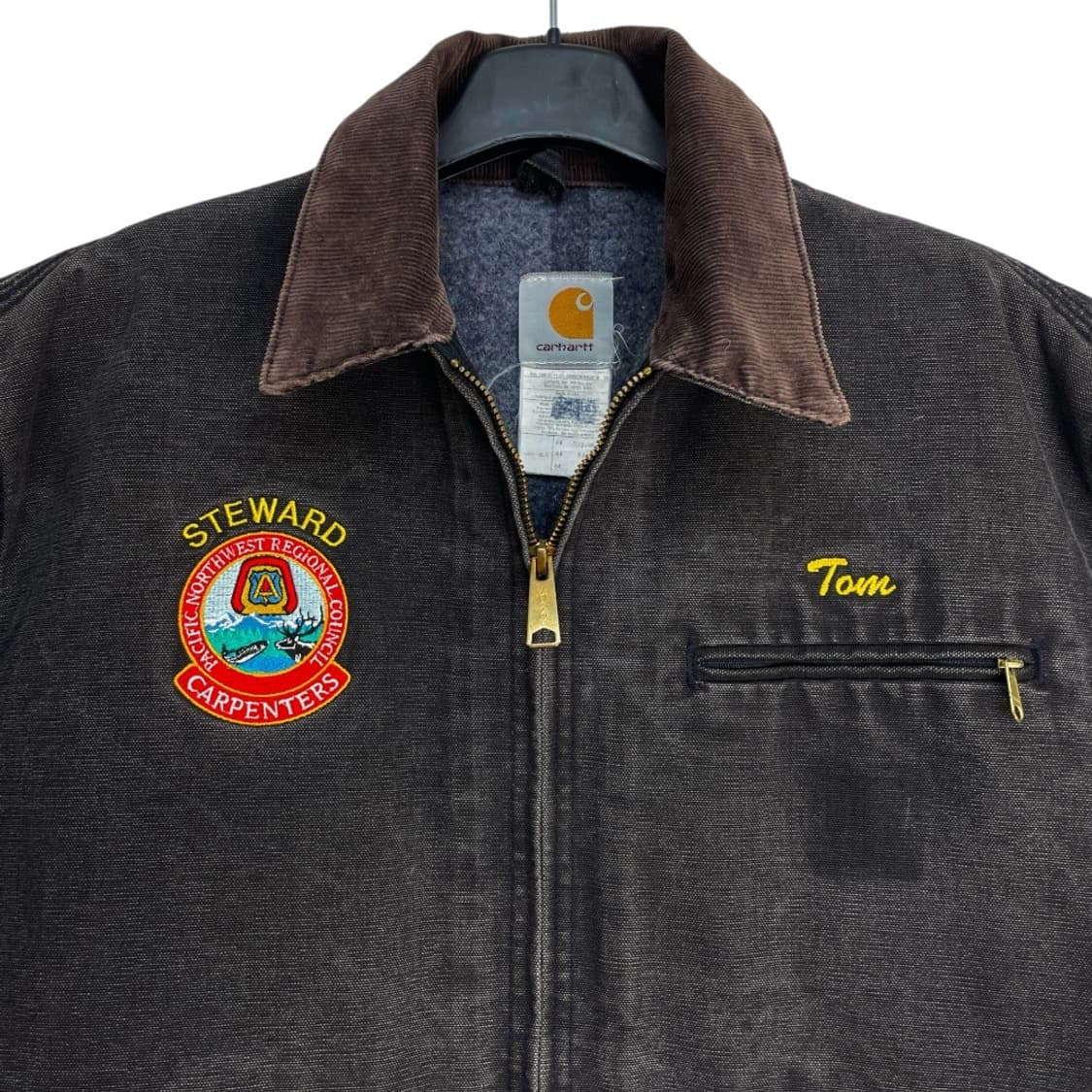칼하트 워크 자켓 스튜어드 Carpenter 패치 44 상품이미지3
