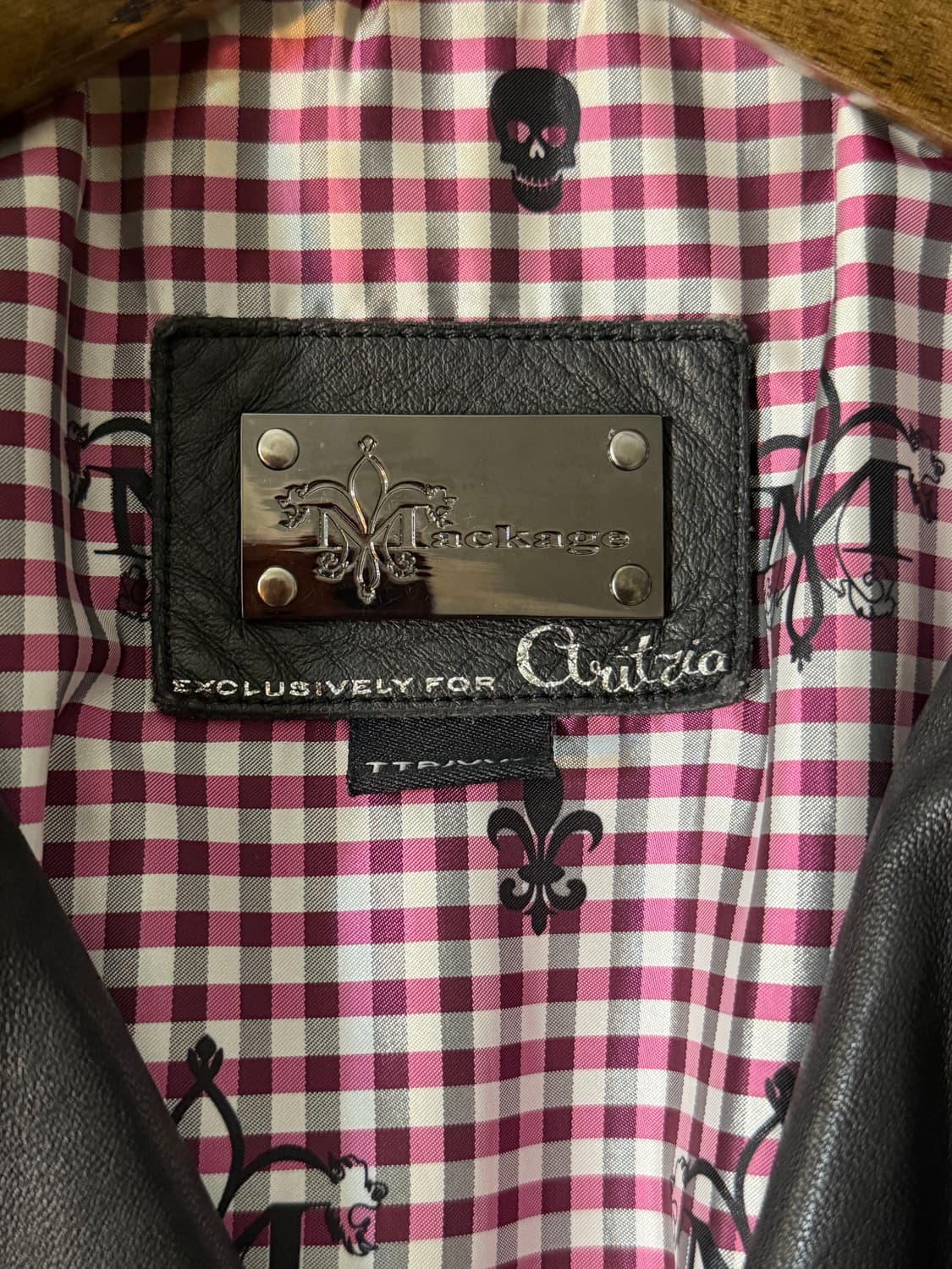 Mackage 가죽 자켓 블랙 XXS 상품이미지6