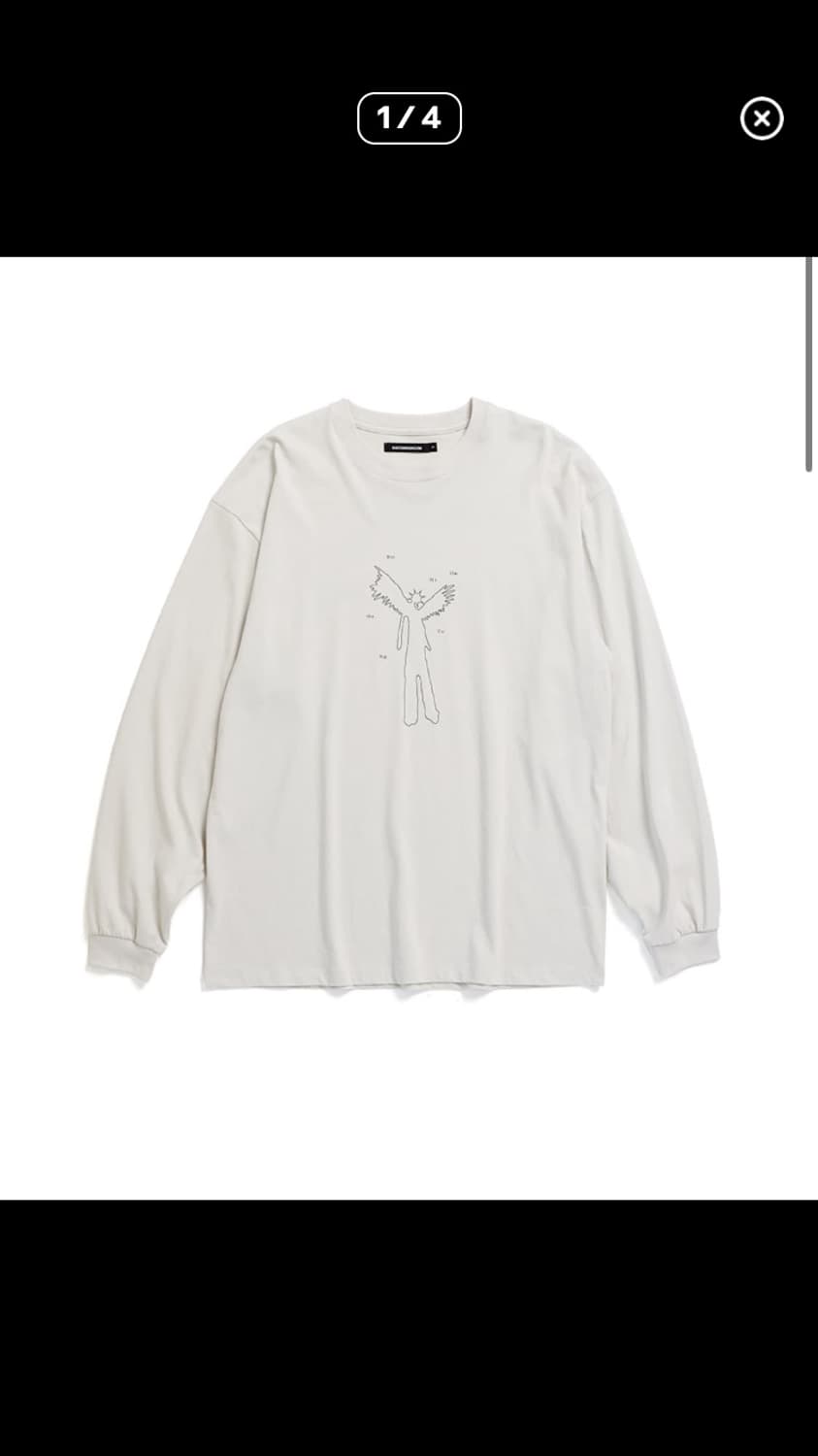 해칭룸 앤젤 롱슬리브 삽니다 상품이미지1