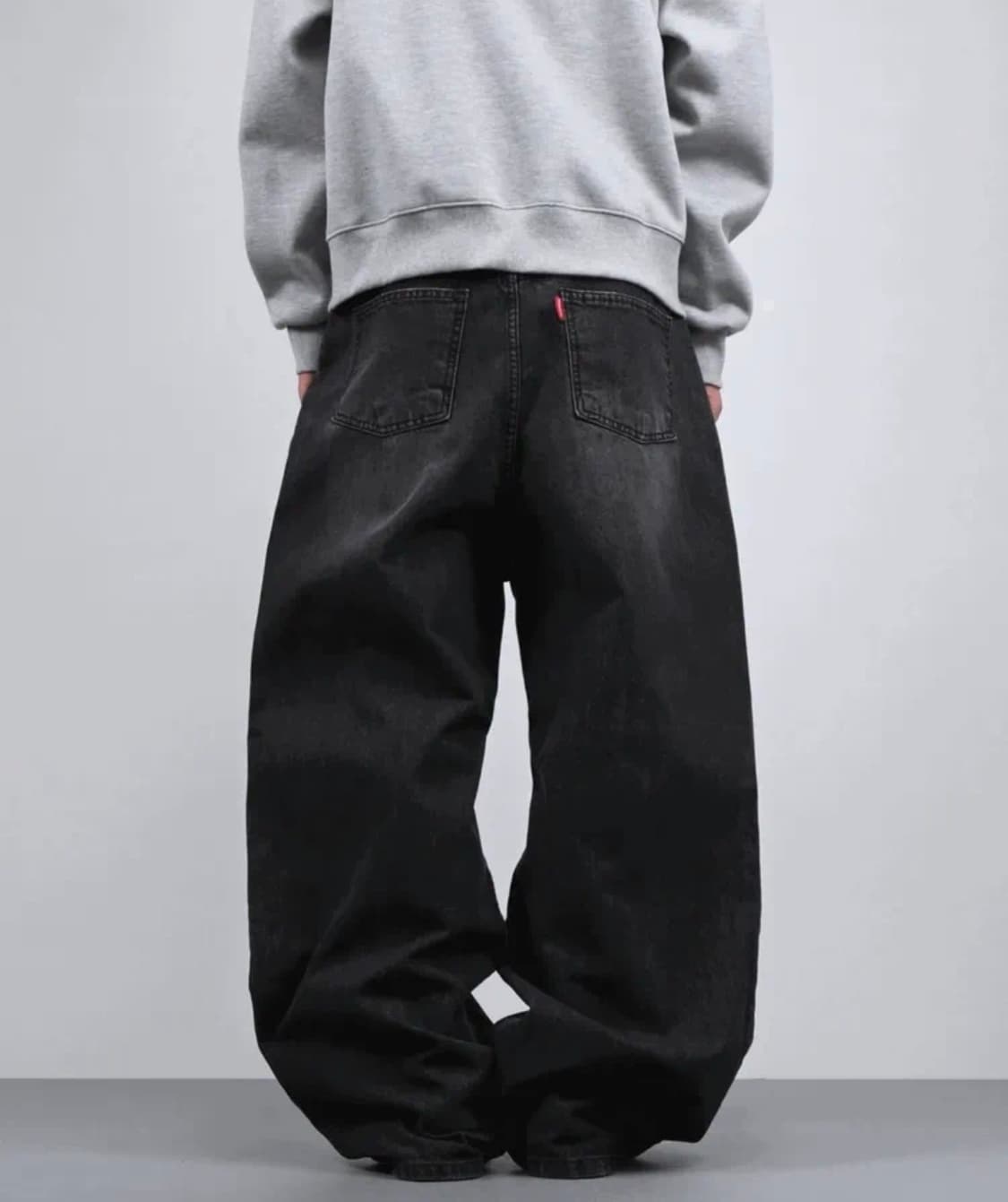 slup washing wide curve denim pants 상품이미지2