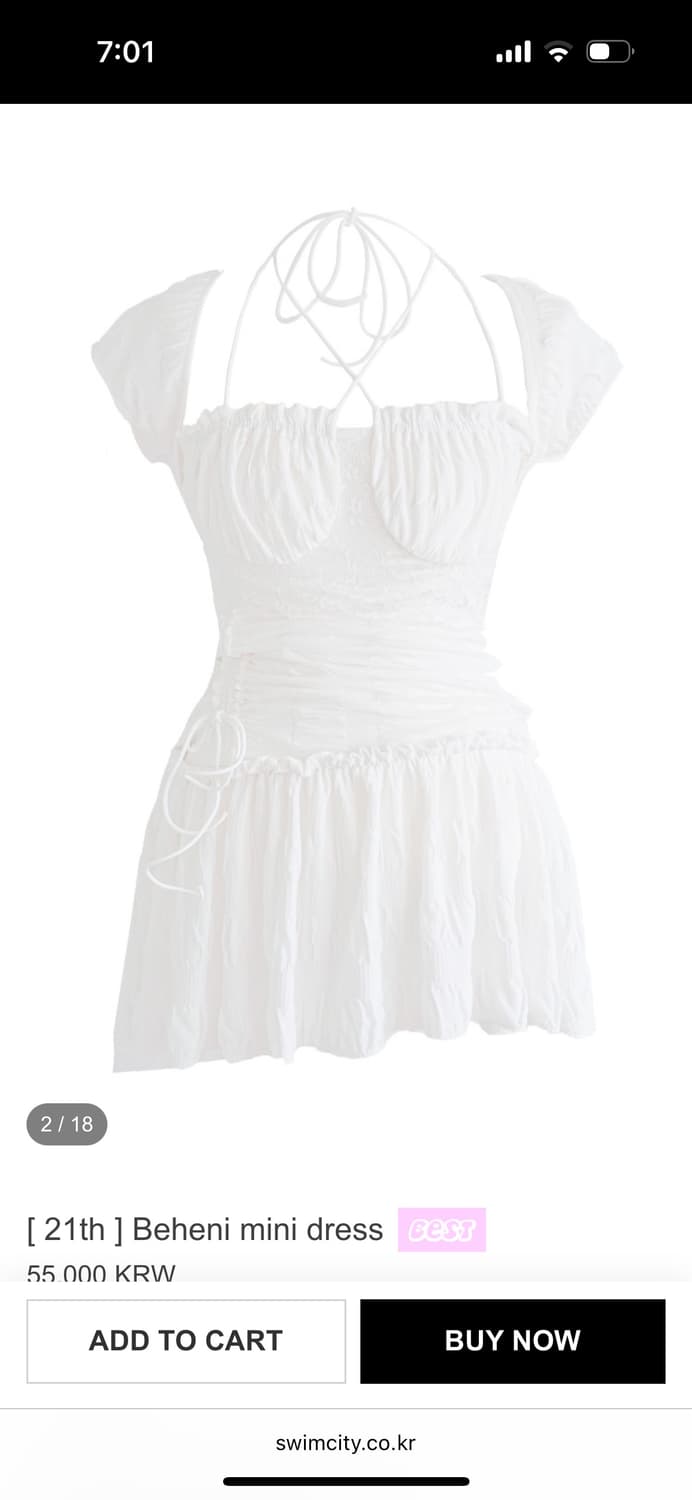 스윔시티 Beheni mini dress 상품이미지1