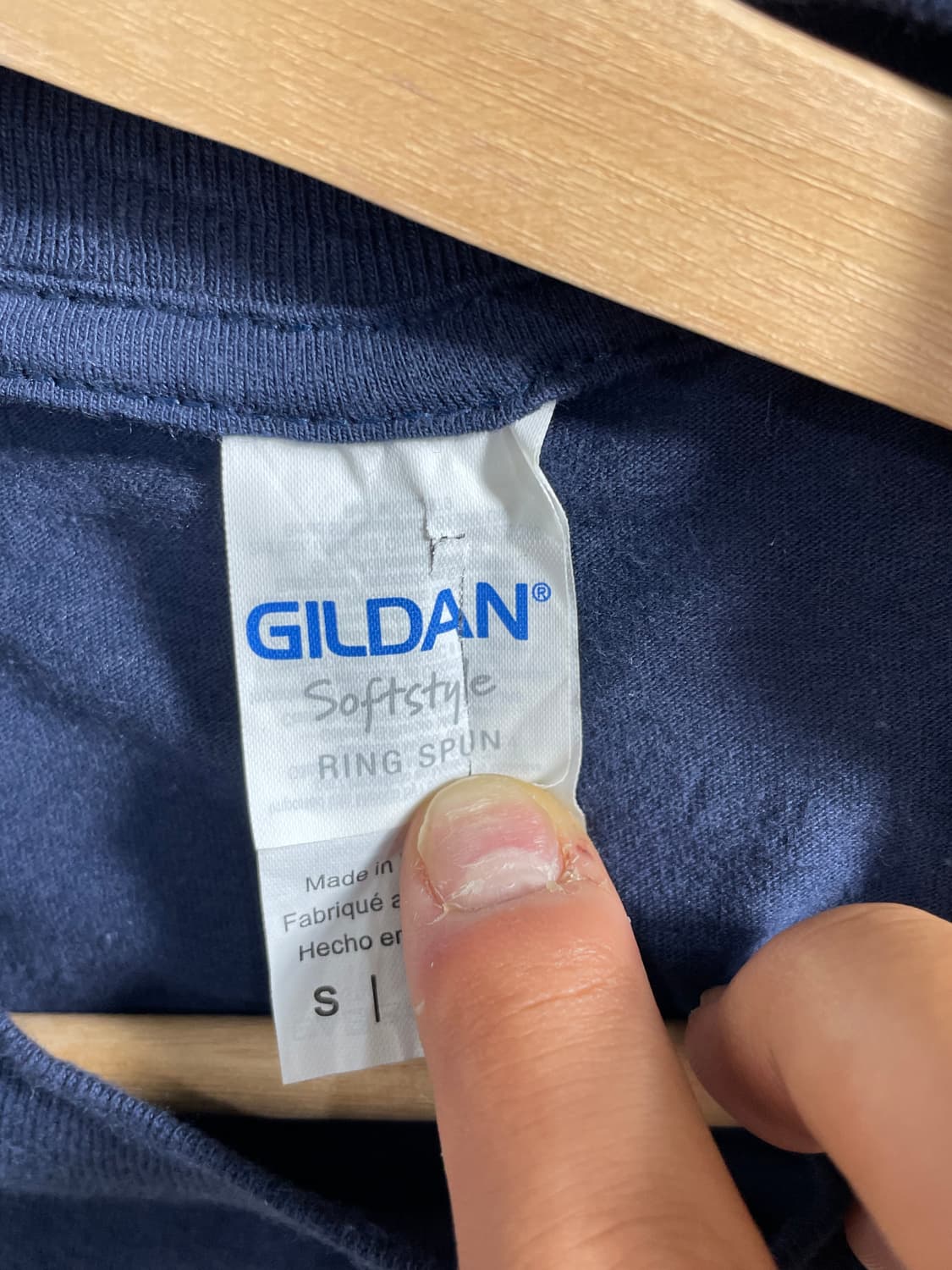 길단 네이비 반팔티 상품이미지2