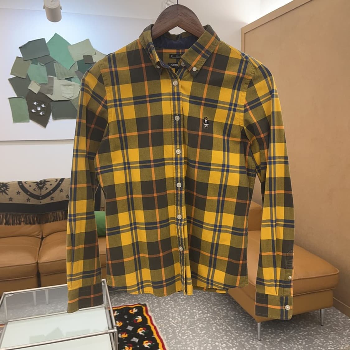 티니위니 키치 슬림핏 플란넬 체크 셔츠 85 C07064 상품이미지3