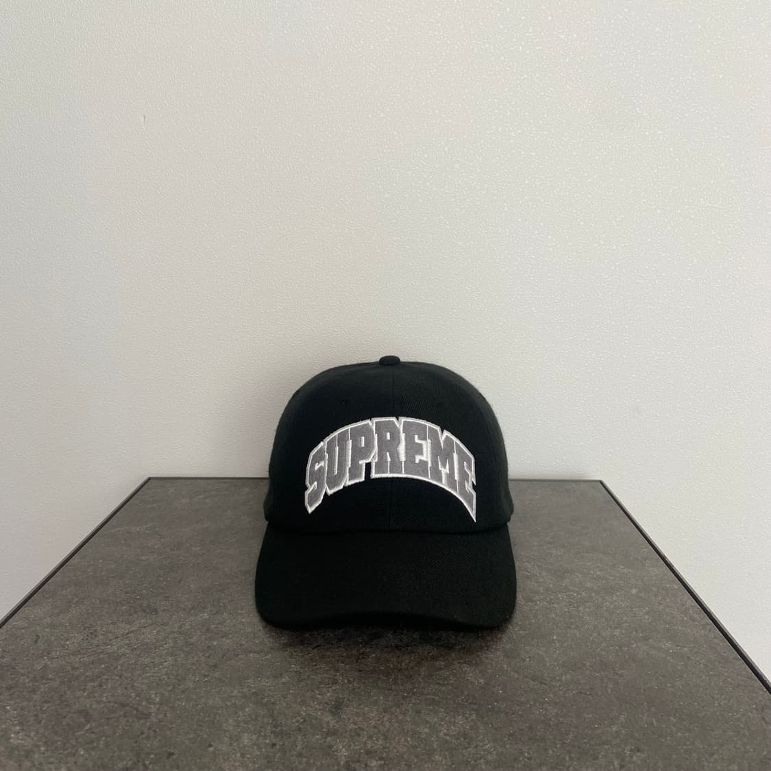 (OS) 슈프림 6패널 볼캡 모자 아크로고 블랙 상품이미지1