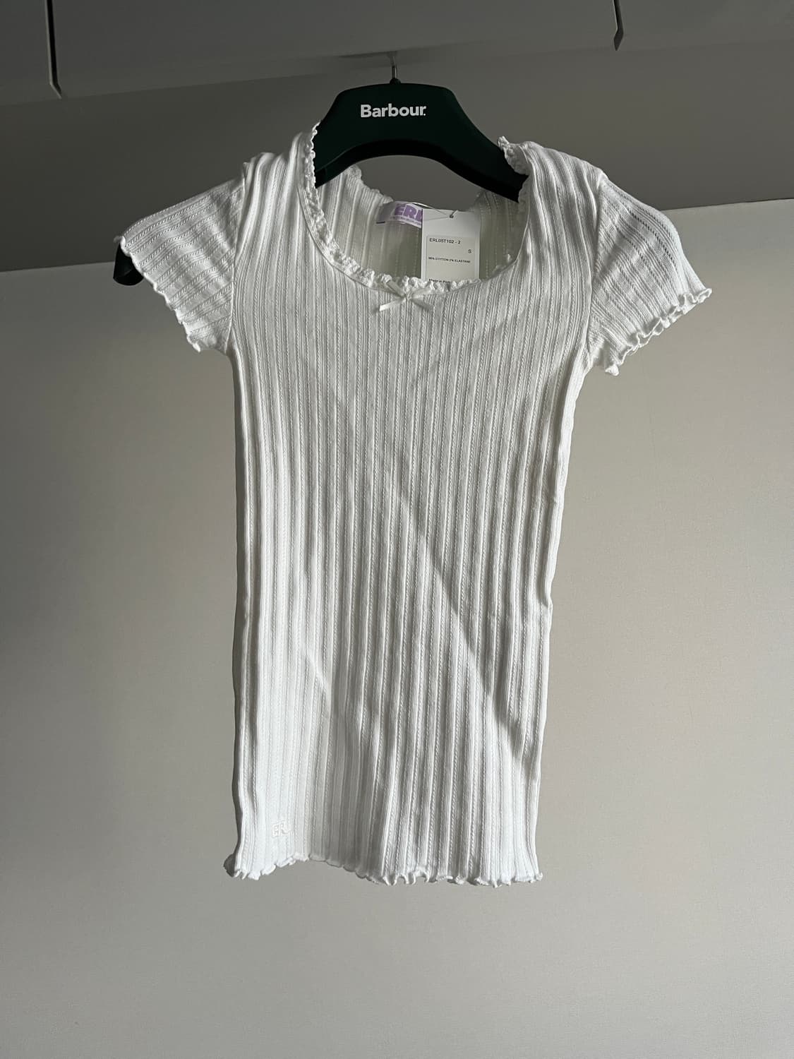 ERL embroid t shirt s 새상품 아일렛포인텔레탑 상품이미지2