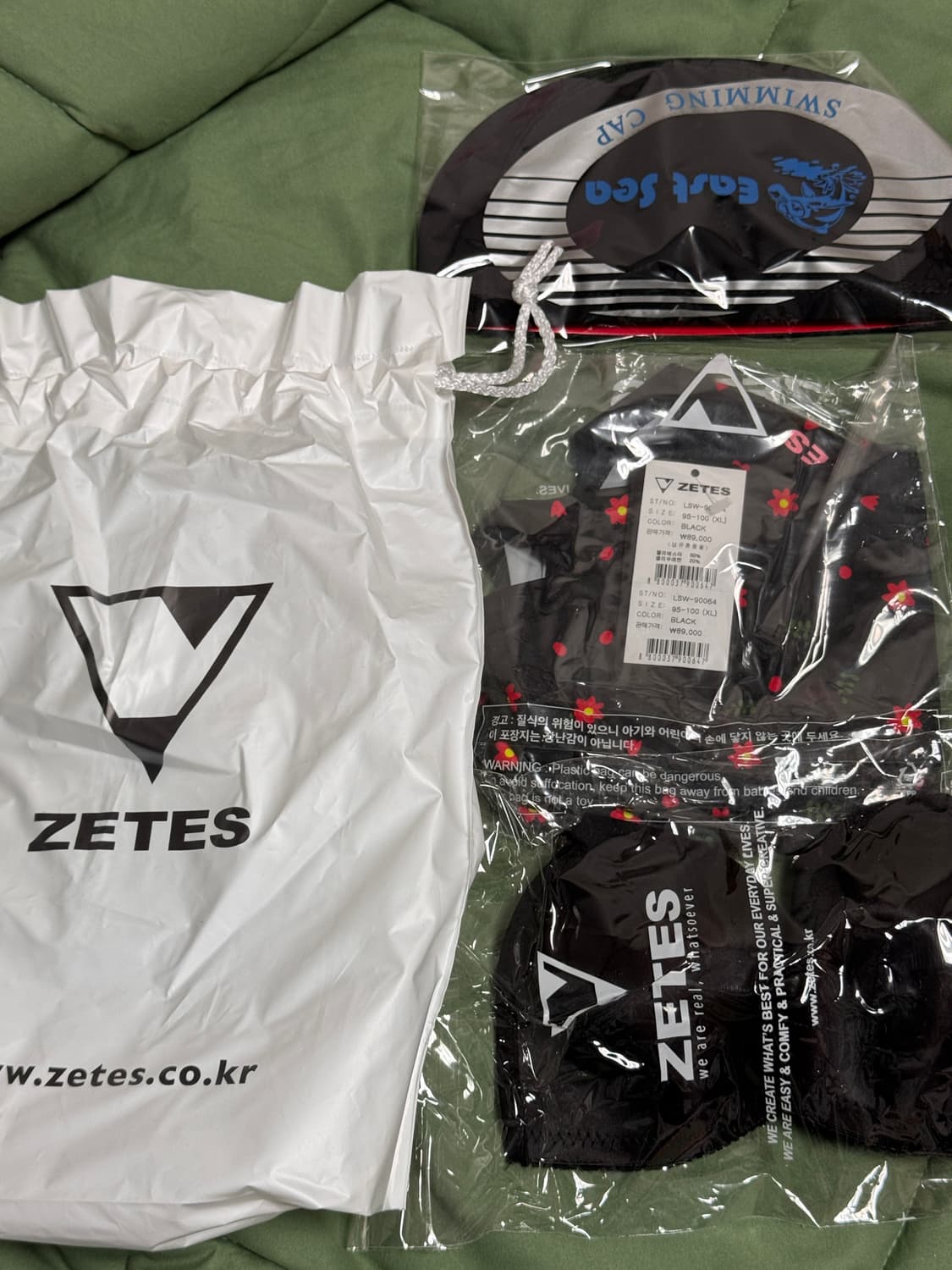 제테스 수영복 (브라캡, 수모 세트 포함) 새상품 상품이미지2