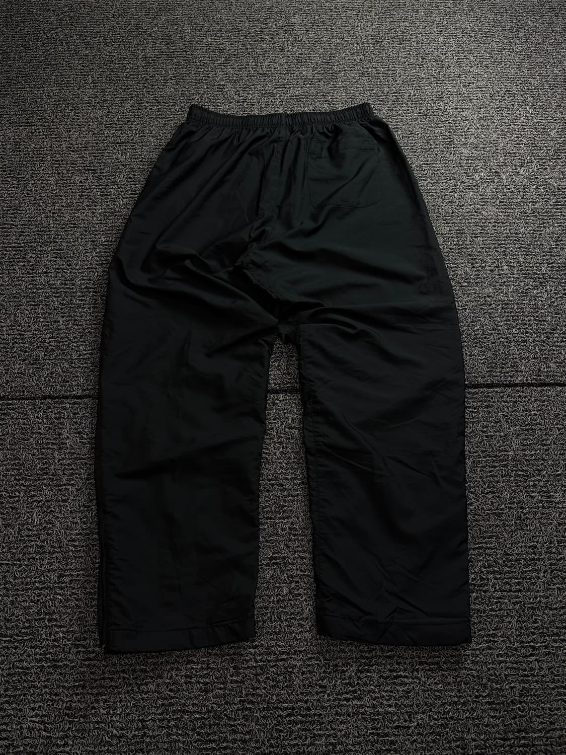 00s 나이키 스우시로고 블랙 와이드 우븐 트랙팬츠 1608 상품이미지5