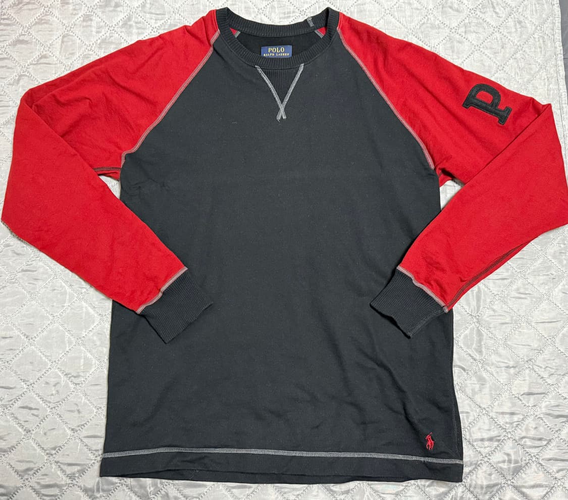 폴로 랄프로렌 스티치 단가라 롱슬리브 상품이미지1