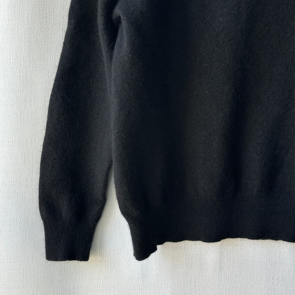 폴로 랄프로렌 로고 자수 메리노 울 니트 블랙 M 상품이미지3