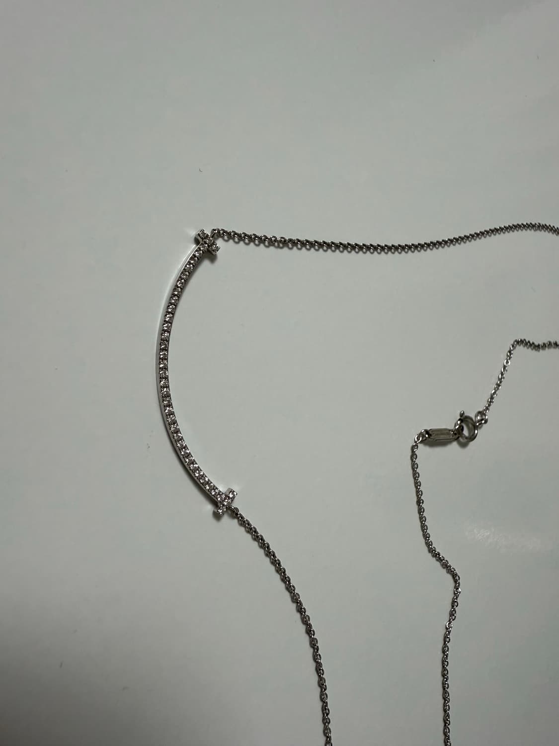 티파니앤코 스마일 티 t 다이아 목걸이 상품이미지5