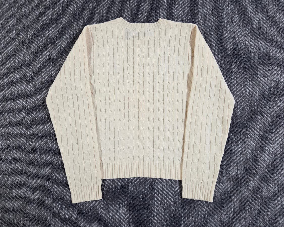 폴로 랄프로렌 울 크림 케이블 니트
 상품이미지2