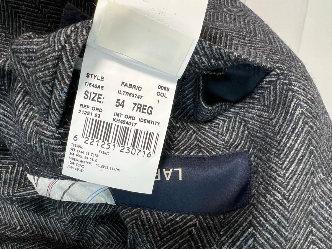 라르디니 헤링본 블레이저 그레이 상품이미지6