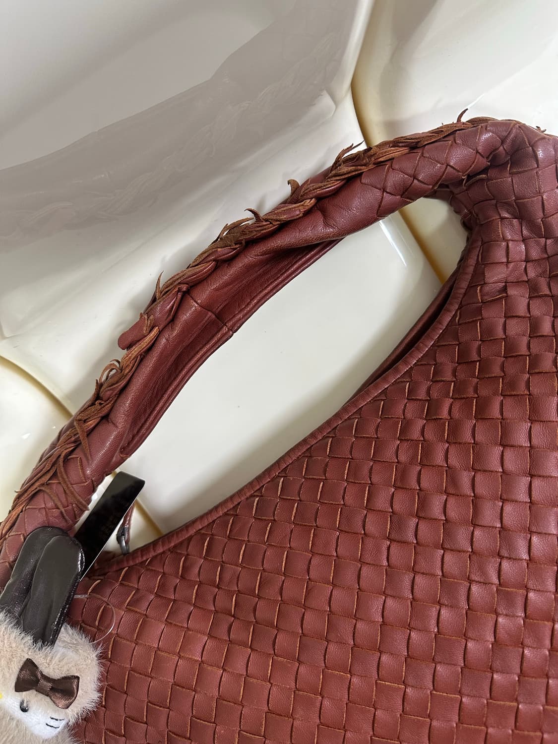 [A 정품] 보테가베네타 호보백 스몰 브라운 상품이미지7