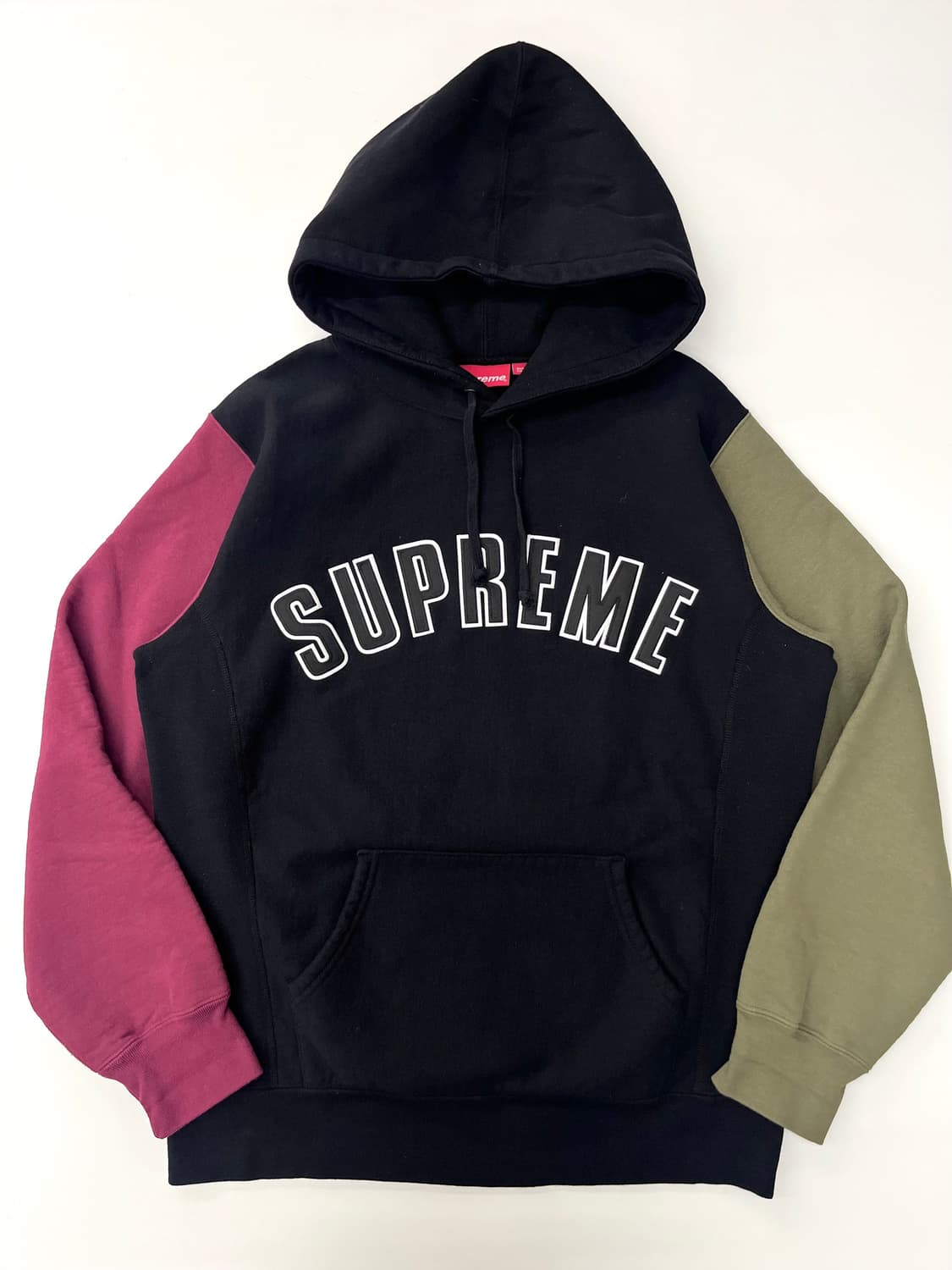 Supreme 슈프림 16FW 컬러 블록 아치 로고 후드 스웻셔츠 상품이미지3