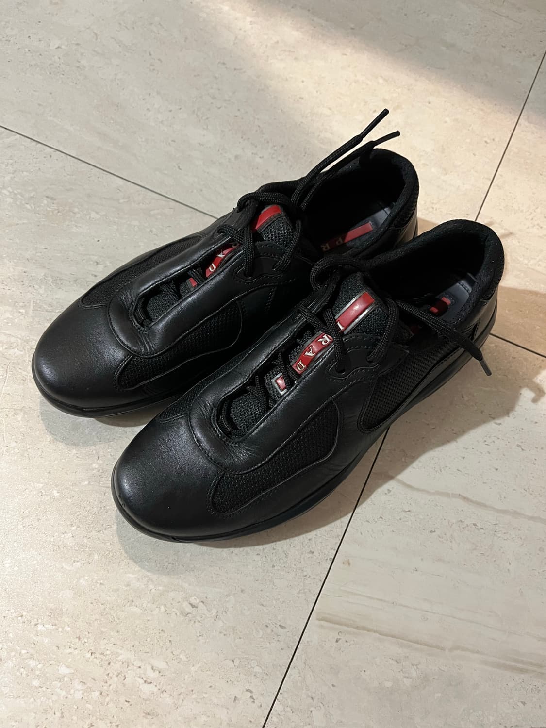 (UK6.5) 프라다 아메리카컵 블랙 상품이미지1