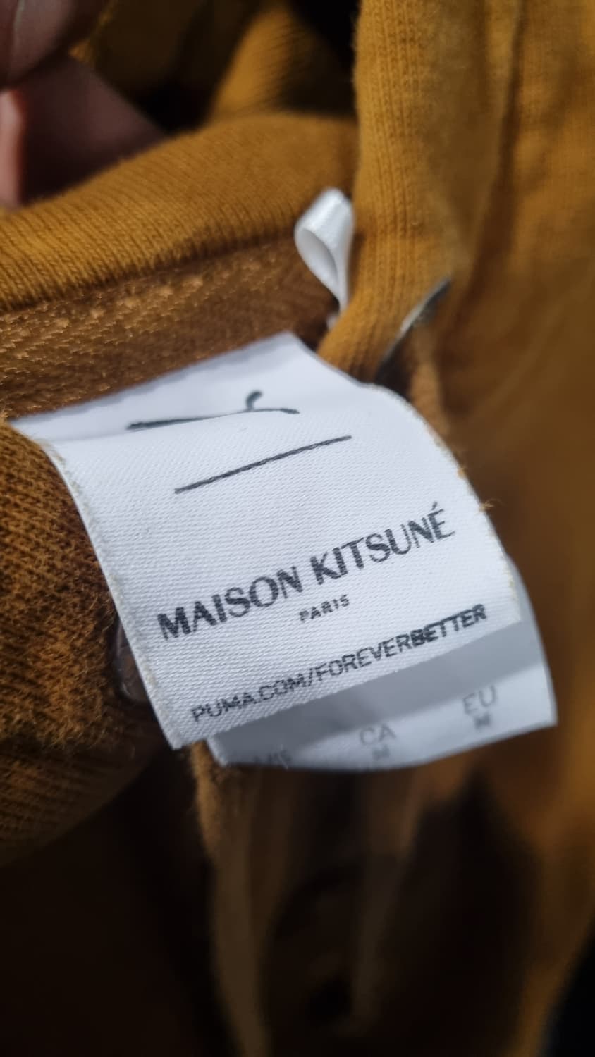 PUMA X 메종 키츠네 공용 후드티 m사이즈 (가슴반품53) 상품이미지5