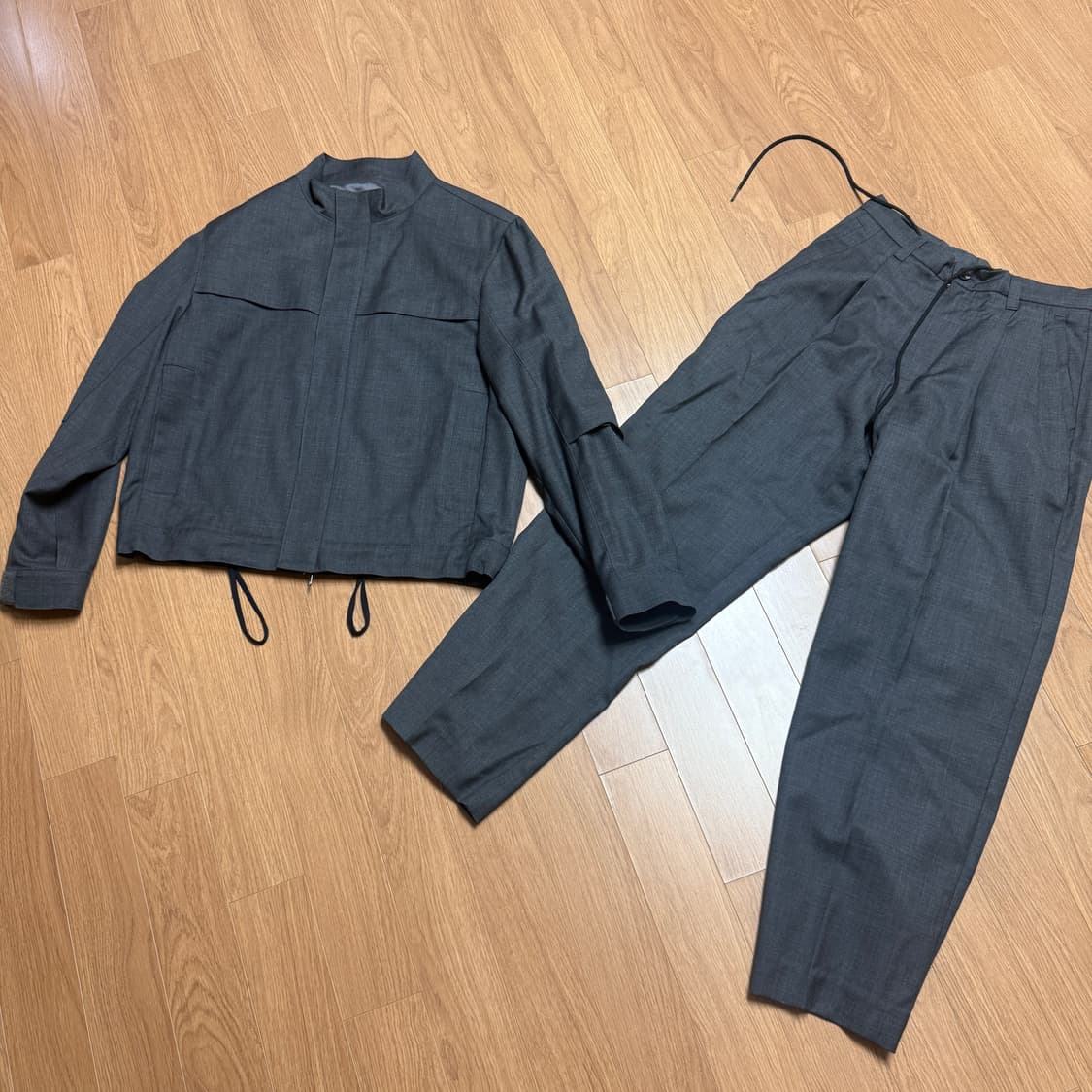 해칭룸 모즈자켓과 팬츠 셋업 2사이즈 상품이미지2