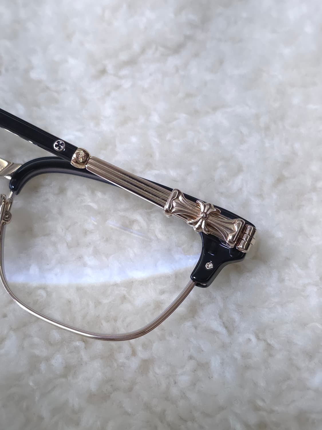 [OS] 크롬하츠 보넨노이슈어2 안경 블랙 골드 상품이미지6