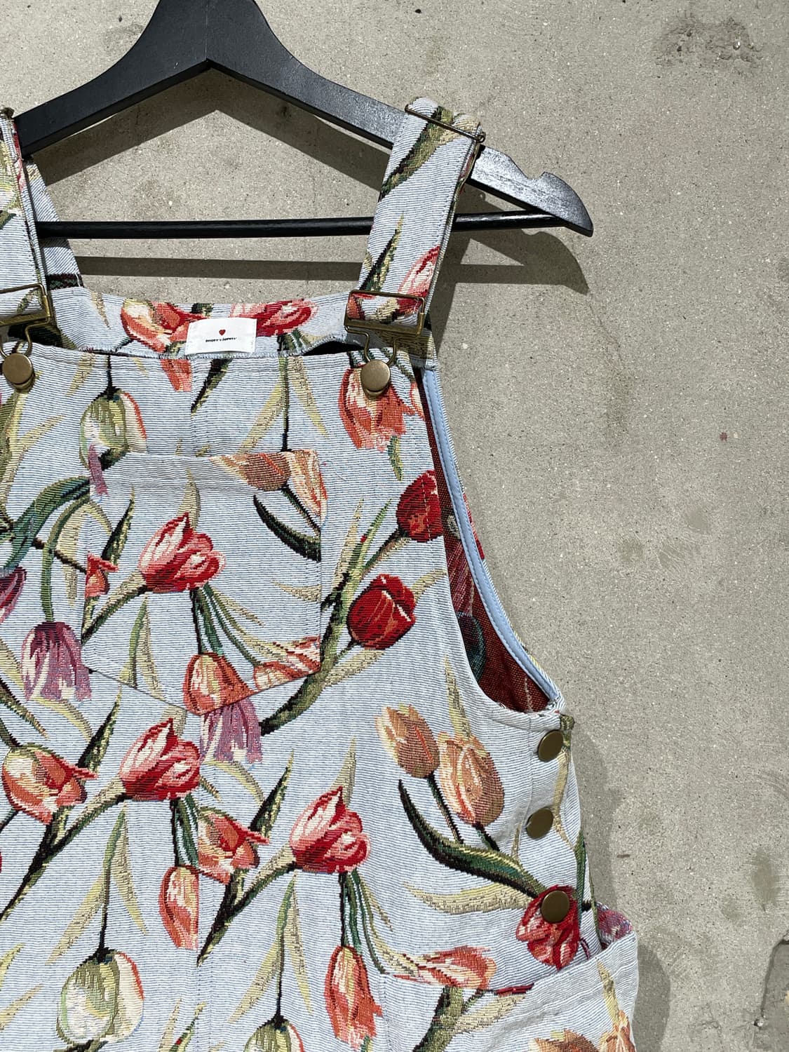 메리 제니 튤립 자카드 덩가리 드레스 상품이미지3