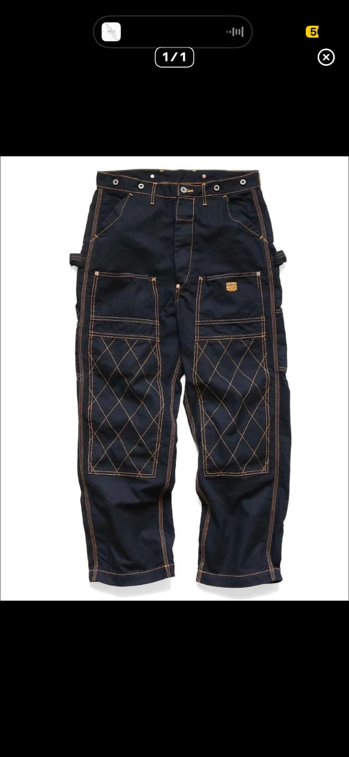 오늘만 급처[0/미개봉새상품] 26SS  캐피탈 럼버 팬츠 블랙 상품이미지1