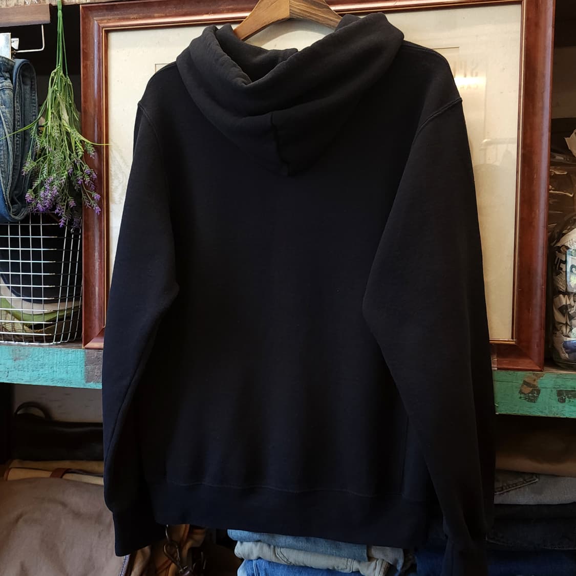 90s 러셀 후드 스웻셔츠 펜스테이트 빈티지 레터링 스웻셔츠 M 상품이미지4