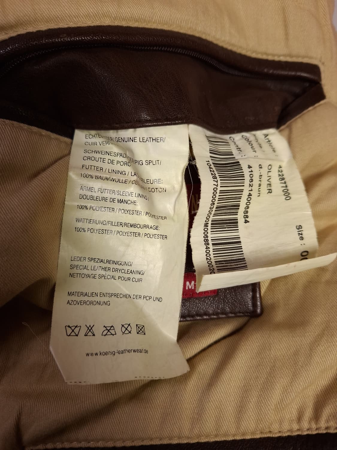 오리지날 무스탕 리얼레더 필드 자켓 상품이미지4