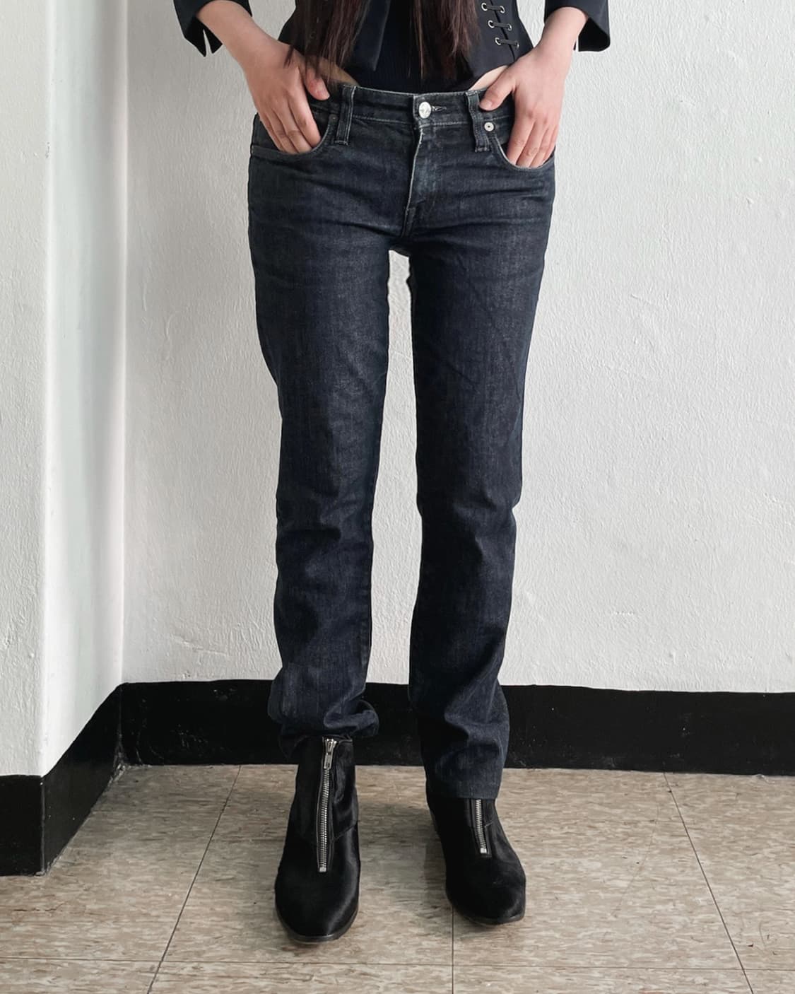 헬무트랭 슬림 스트레이트핏 데님 상품이미지2