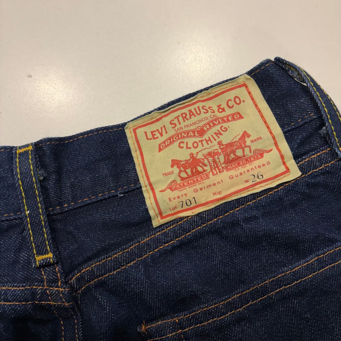 [26] 리바이스 LVC 1950s 701 빈티지 데님 팬츠 D421 상품이미지4