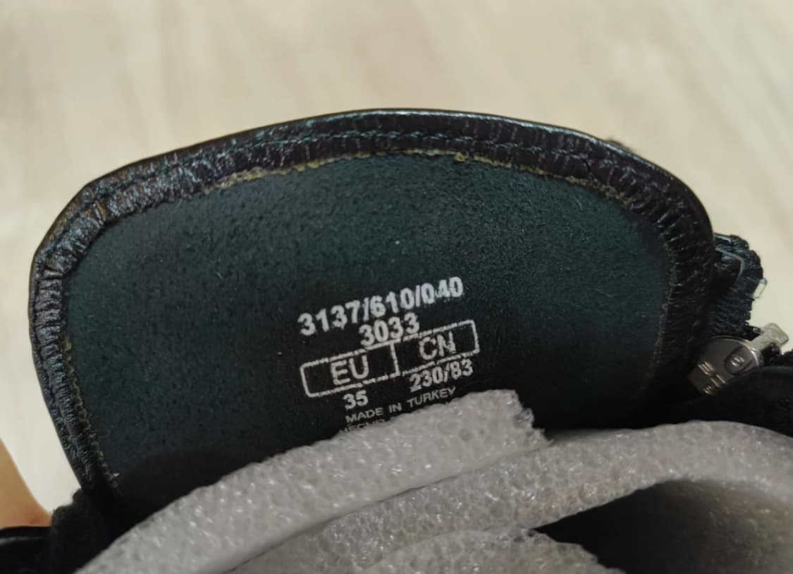 자라 로우힐 러그솔 가죽 부츠 상품이미지9