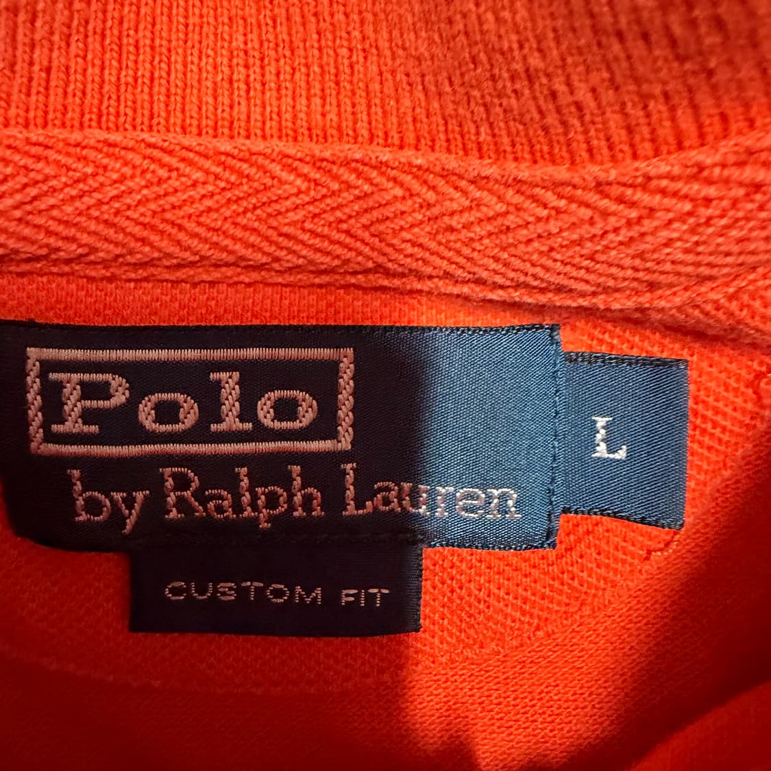 폴로 랄프로렌 오렌지색 빈팔 카라티 pk L 상품이미지4
