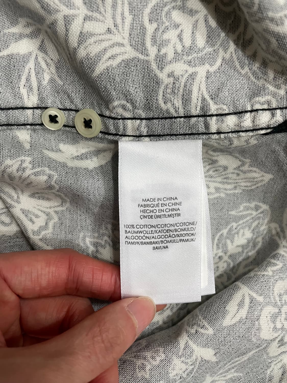 폴로 랄프로렌 하와이안 캠프 셔츠 블랙 상품이미지6