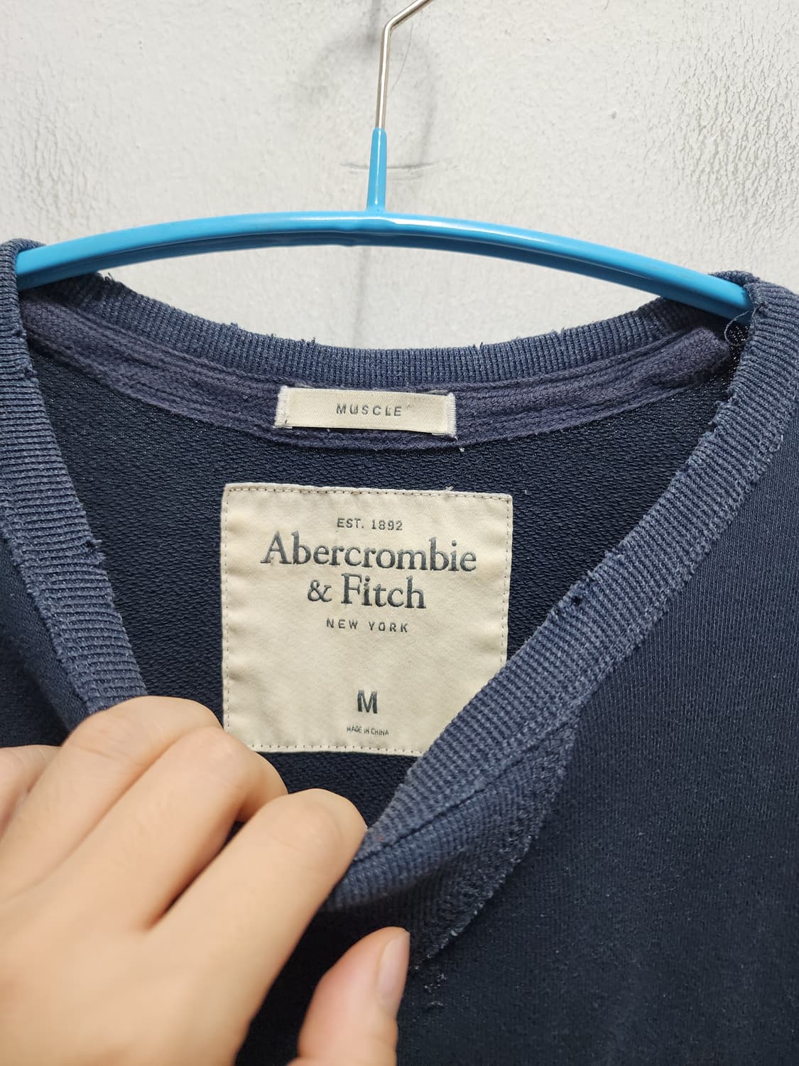 아베크롬비 그런지 머슬핏 포켓 맨투맨 상품이미지5