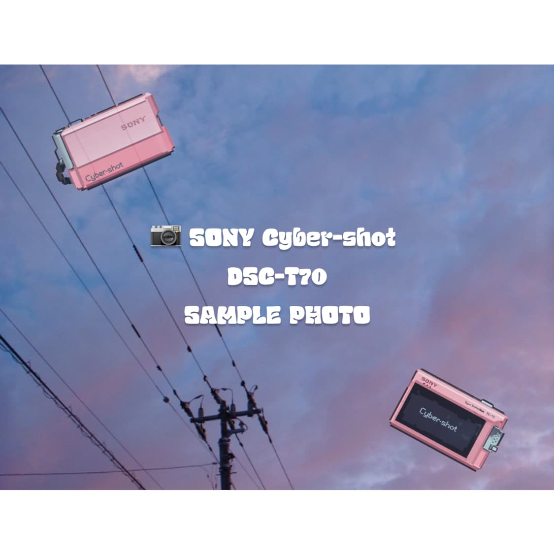 소니 사이버샷 DSC-T70  빈티지 디카 디지털카메라 핑크 상품이미지8