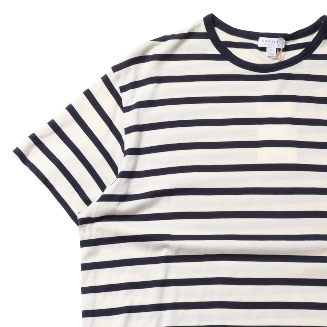 선스펠 Sunspel Stripe Cotton T-shirt    상품이미지2