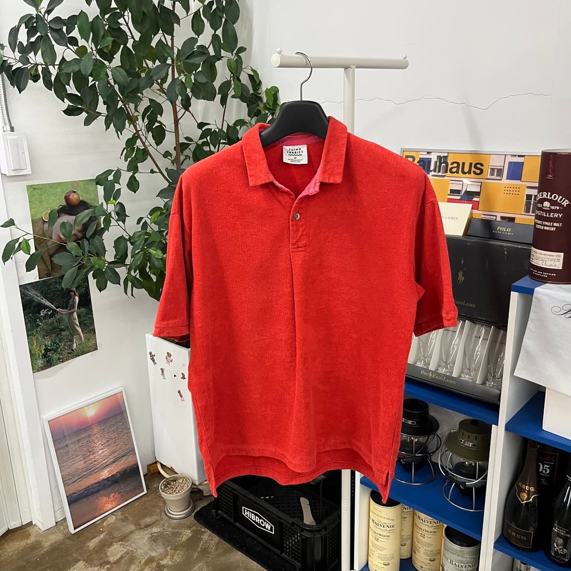 THING FABRICS 테디 칼라 반팔 티셔츠 1 상품이미지1