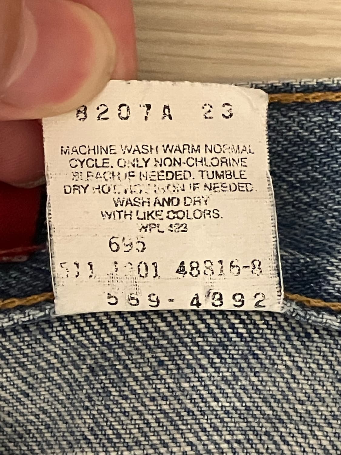 빈티지 리바이스 569 made in usa 상품이미지3