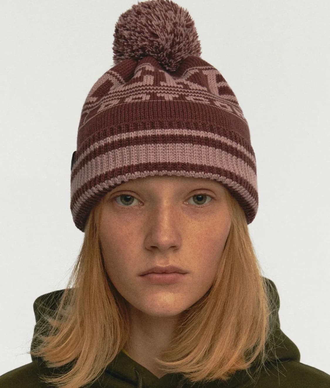 Teket house beanie burgundy 테켓 비니 상품이미지1