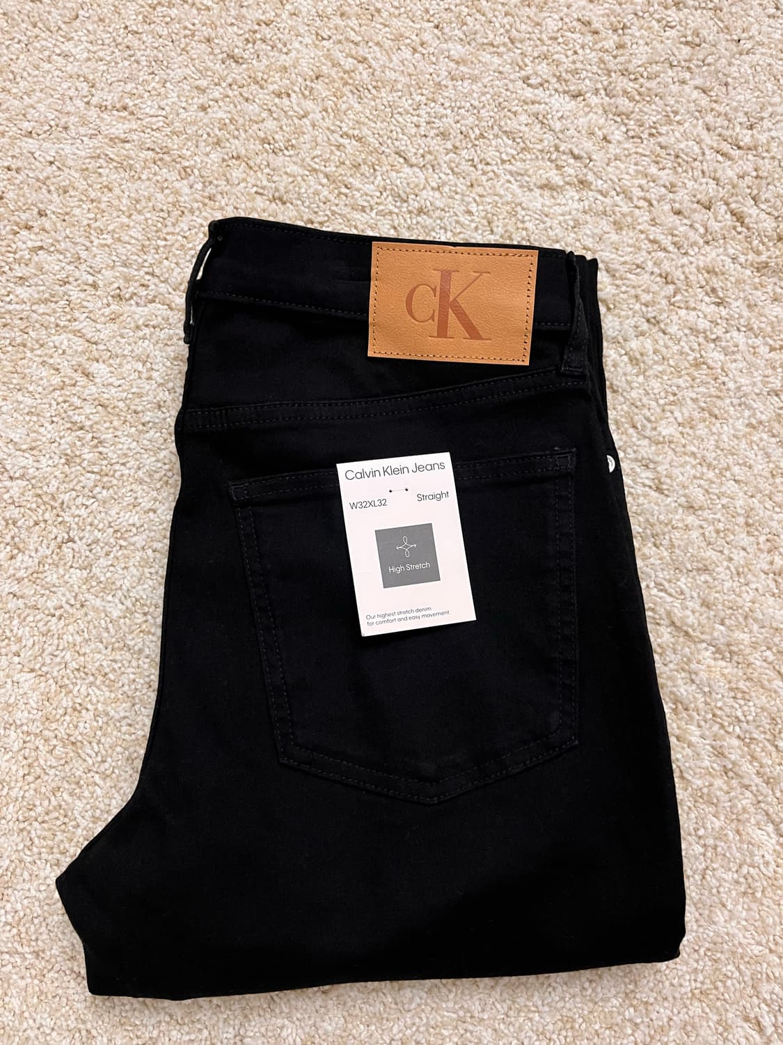 [미국 직배송/32*32] 캘빈클라인 하이스트레치 스트레이트 핏 블랙 상품이미지7