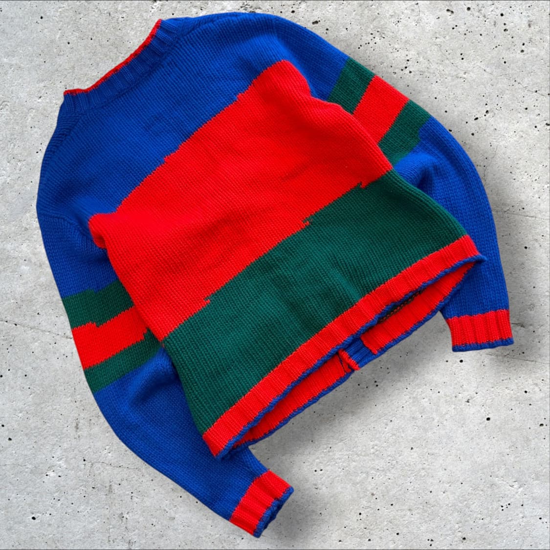 [XS] 구찌 오버사이즈 컬러블록 니트 가디건 B274 상품이미지2