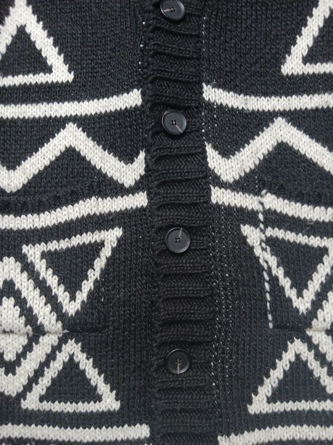 [프리] 뱀파이어 위켄드 패턴 헤비 롱 니트 가디건 오버핏 상품이미지5