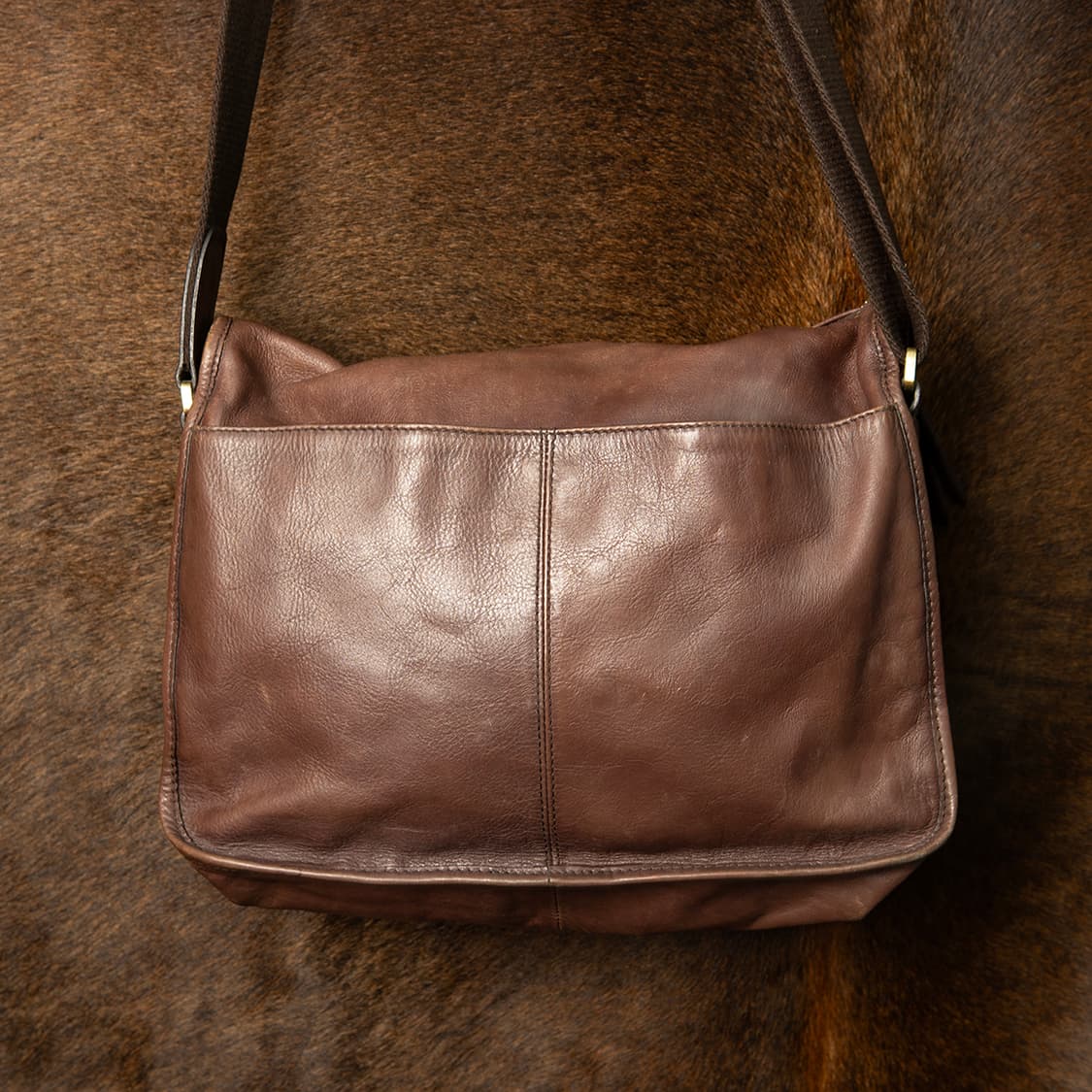 90s~ 발리 Bally 이태리 메이드 레더 크로스 백 브라운  상품이미지7